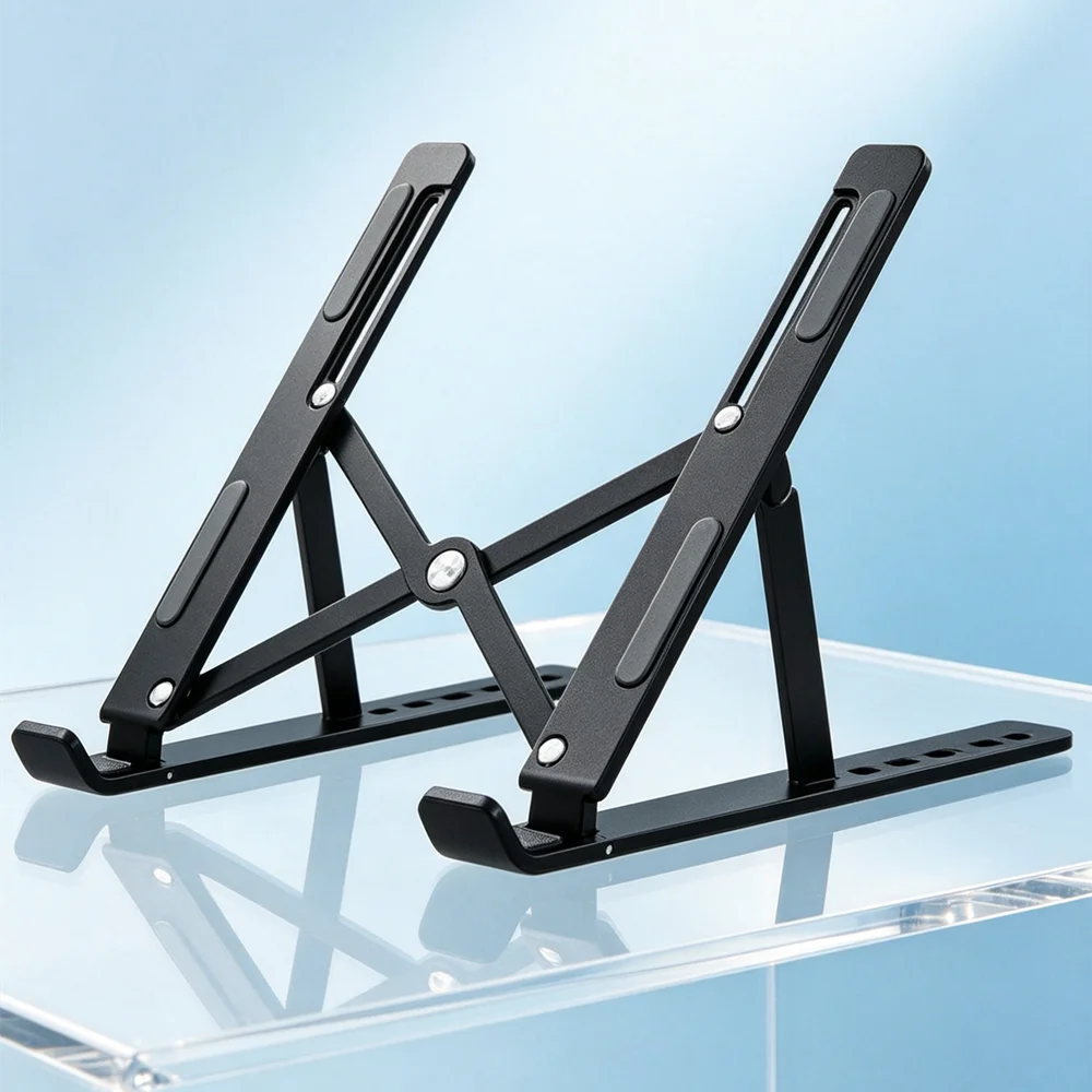 Cooling Stand Tablet - حامل لابتوب من سبائك الألومنيوم، قابل
