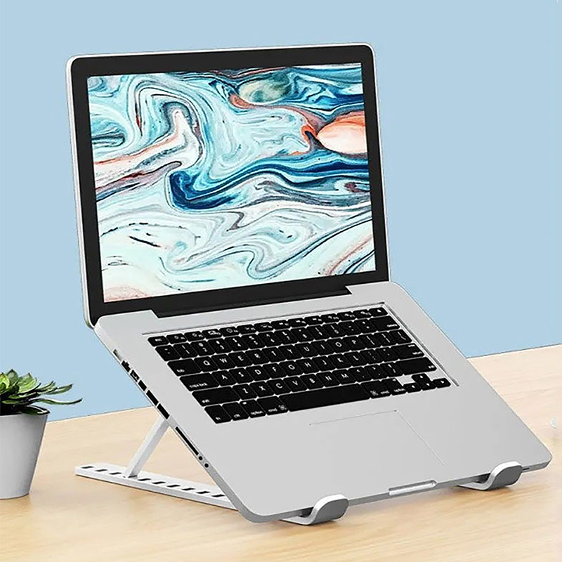 حامل كمبيوتر محمول بلاستيكي عا - مراجعة Cooling Stand Tablet وسعره