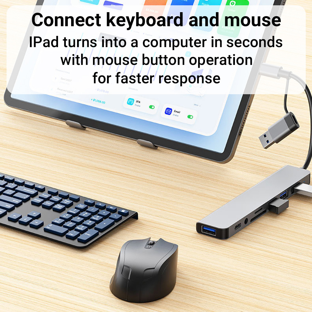 محطة إرساء USB ثنائية الرأس 9  - مراجعة Officeworks Tablet Accessories وسعره