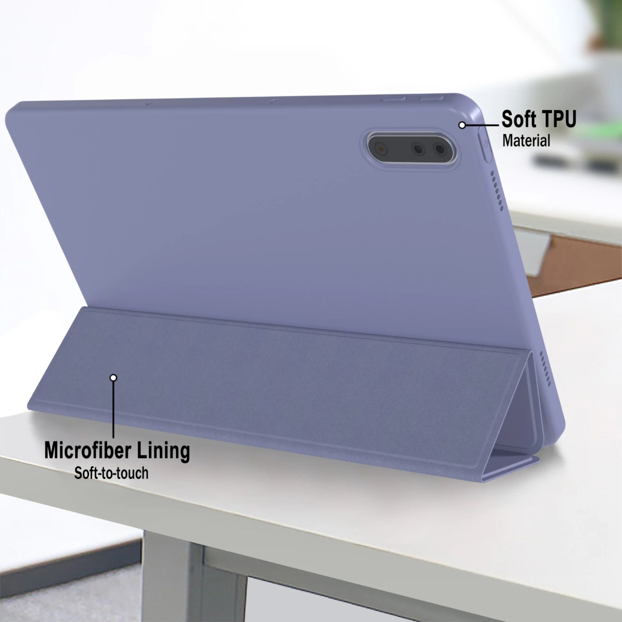غطاء ذكي ثلاثي الطي لأجهزة لين - مراجعة Cidea Tablet Accessories وسعره